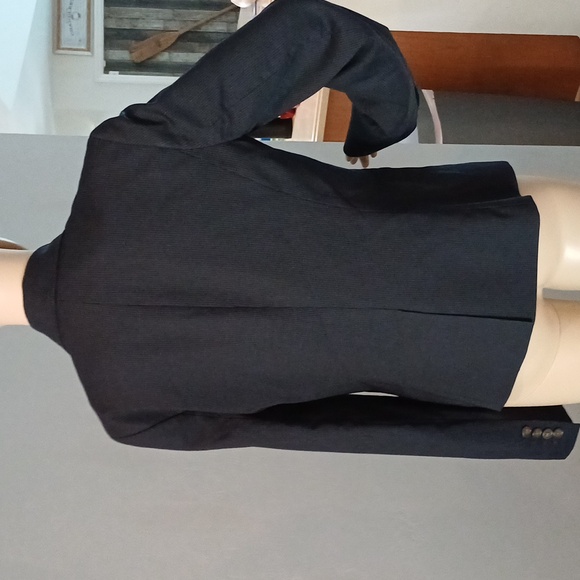 J.Crew Schoolboy navy pinstripe 2 button wool blazer jacket 4 - Picture 4 of 13